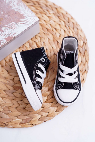 Kids High Sneakers Black Filemon
