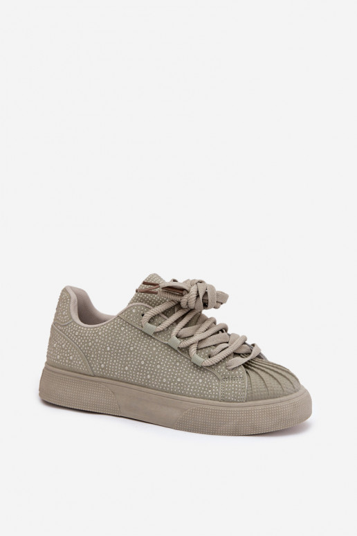 Embellished Women's Sneakers Green Calissea