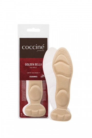 Shoe insoles with heel for cutting Coccine Golden Bella