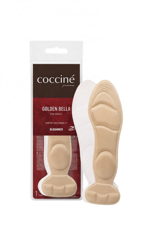 Shoe insoles with heel for cutting Coccine Golden Bella