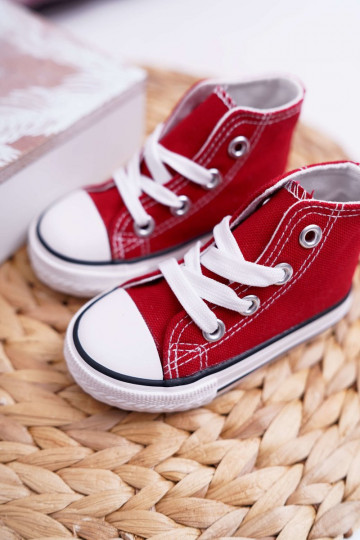 Kids High Sneakers Red Filemon