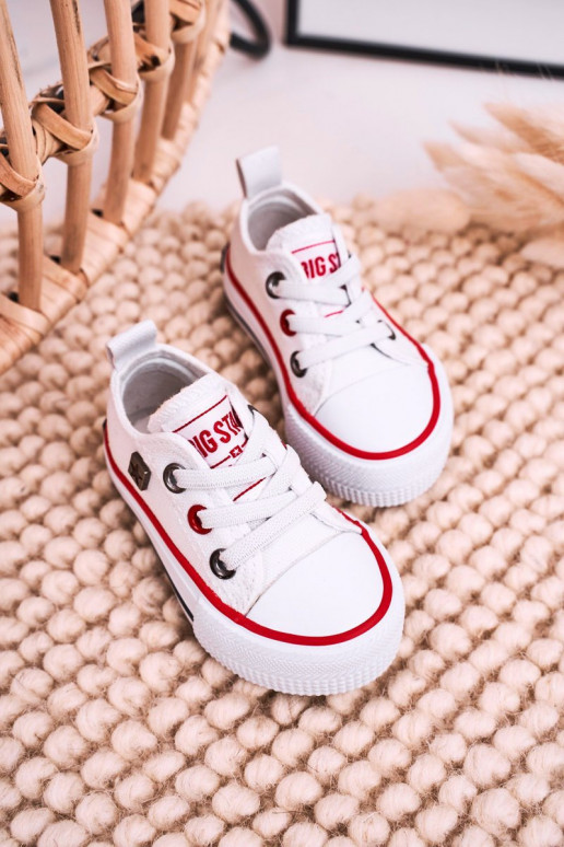 Children's Classic Low Sneakers BIG STAR HH374193 White