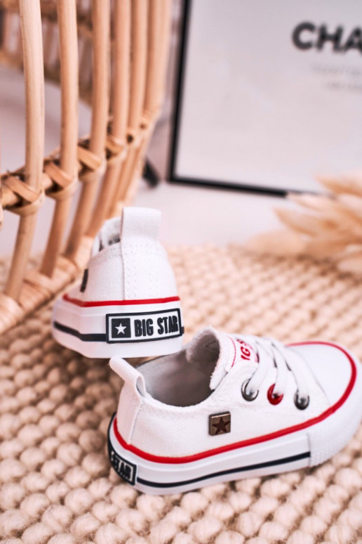 Children's Classic Low Sneakers BIG STAR HH374193 White