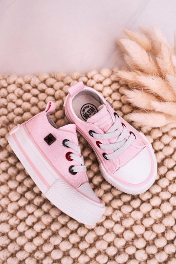Children's Classic Low Sneakers BIG STAR HH374197 Pink