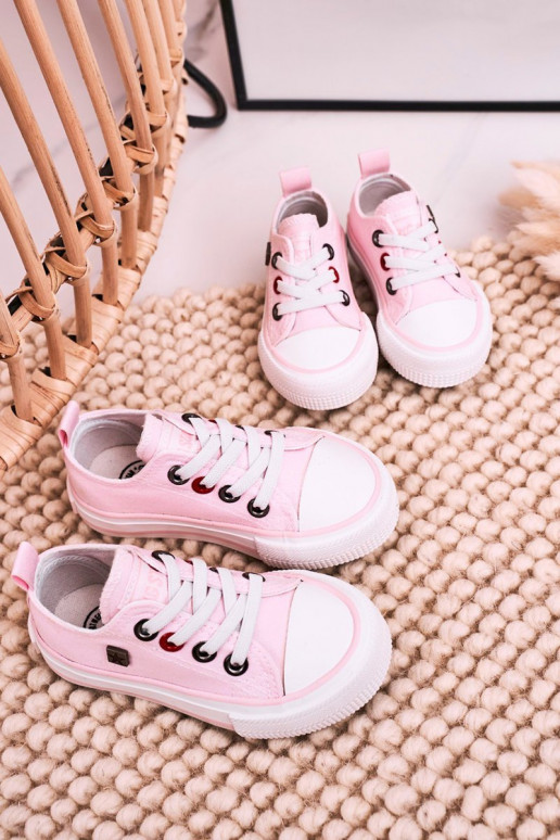Children's Classic Low Sneakers BIG STAR HH374197 Pink