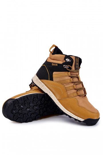 Damskie Wysokie Buty Trekkingowe Big Star KK274609 Camel 2