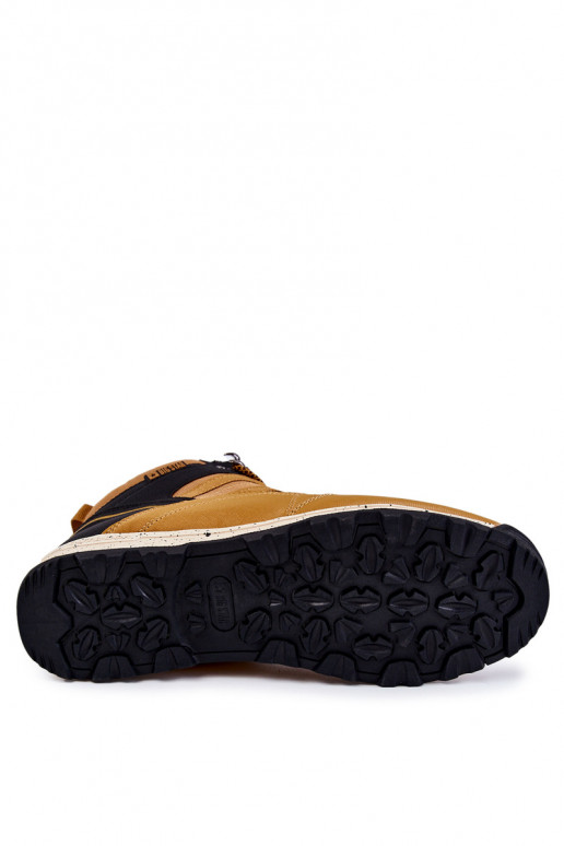 Women's High Trekking Shoes Big Star KK274609 Camel