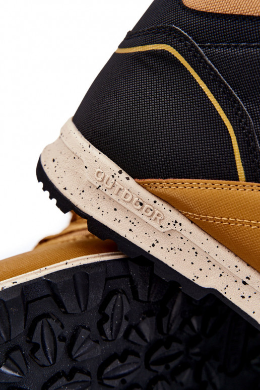 Damskie Wysokie Buty Trekkingowe Big Star KK274609 Camel