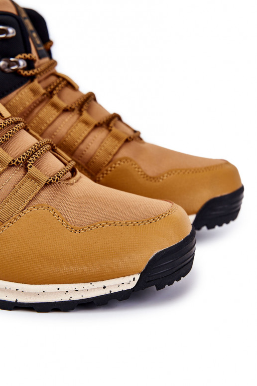 Women's High Trekking Shoes Big Star KK274609 Camel