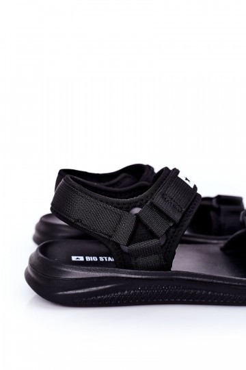 Sport Men's Sandals Big Star HH174842 Black 2