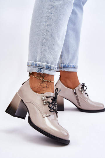 Fashionable High Heels light grey Darren 2