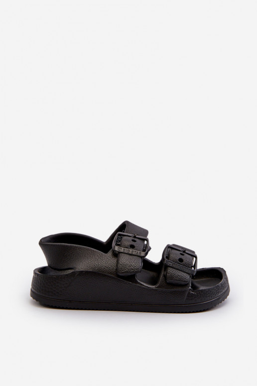 Children's Lightweight Sandals with Buckles BIG STAR NN374536 Black