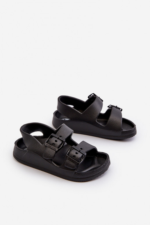 Children's Lightweight Sandals with Buckles BIG STAR NN374536 Black