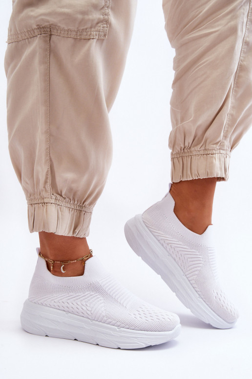 Women's Slip-on Sport Shoes White Ferive