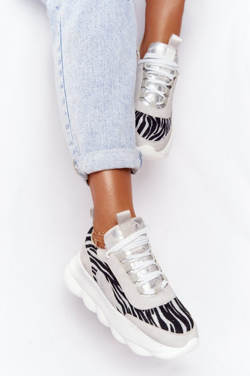 Women's Sports Platform Shoes Lu Boo Grey