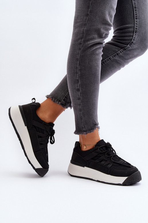 Women's Sports Sneakers Black Phyrena