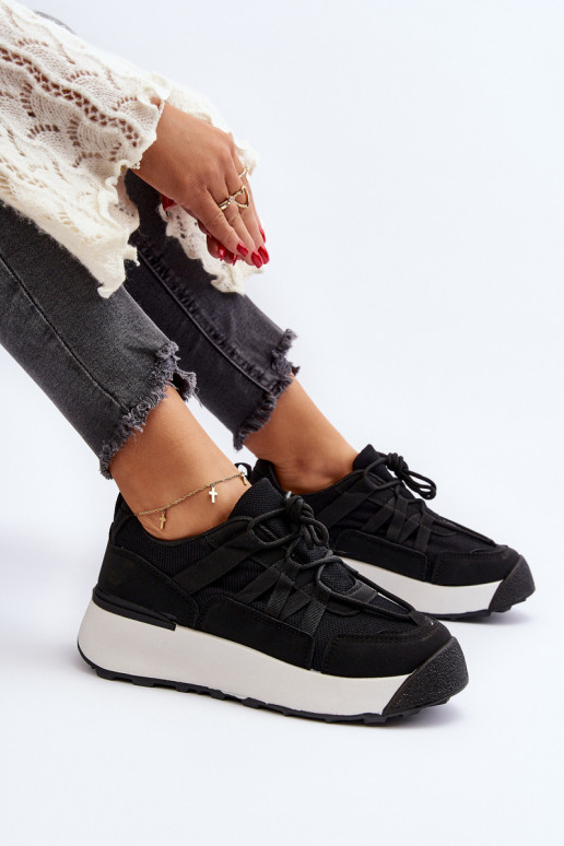 Women's Sports Sneakers Black Phyrena