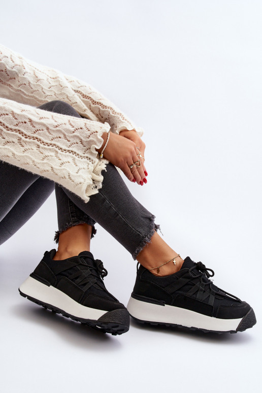Women's Sports Sneakers Black Phyrena