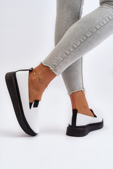 Women's Leather Platform Espadrilles in Multicolor Chorisa 2