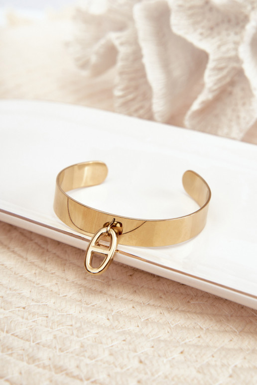 Women's Bracelet with Decoration Stainless Steel Silver