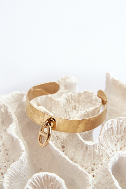 Women's Bracelet with Decoration Stainless Steel Silver