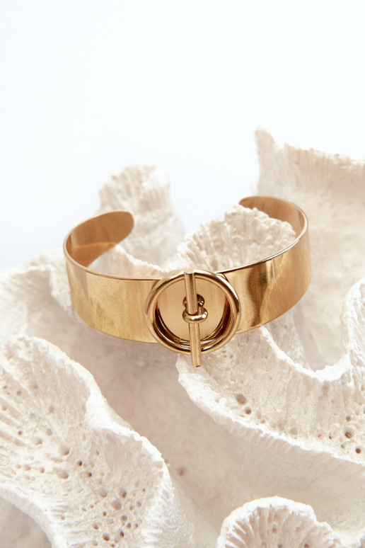 Women's Bracelet with Decoration Stainless Steel Gold