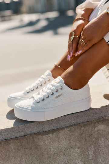 Ladies Sneakers With Lace Lee Cooper LCW-25-31-3438L White 2