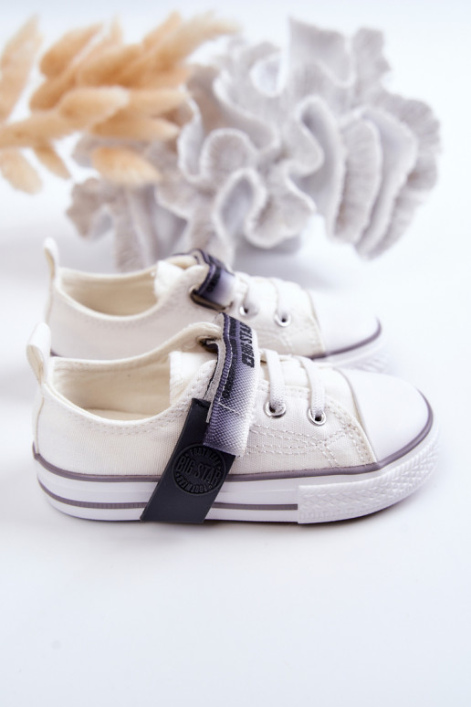 Children's Low Sneakers BIG STAR JJ374075 White