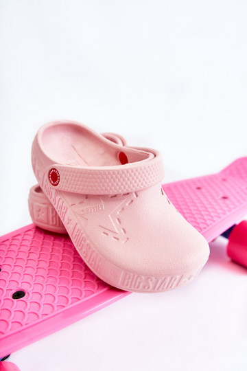 Children's Light Slippers Kroks Big Star II375007 Pink 2