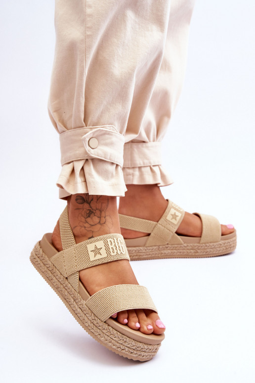 Women's Sandals Big Star LL274858 Beige