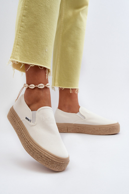 Damskie Trampki Slip-OnwithPlecionką Lee Cooper LCW-24-44-2430