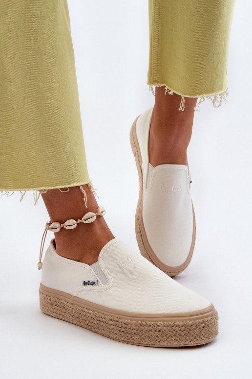 Damskie Trampki Slip-OnwithPlecionką Lee Cooper LCW-24-44-2430