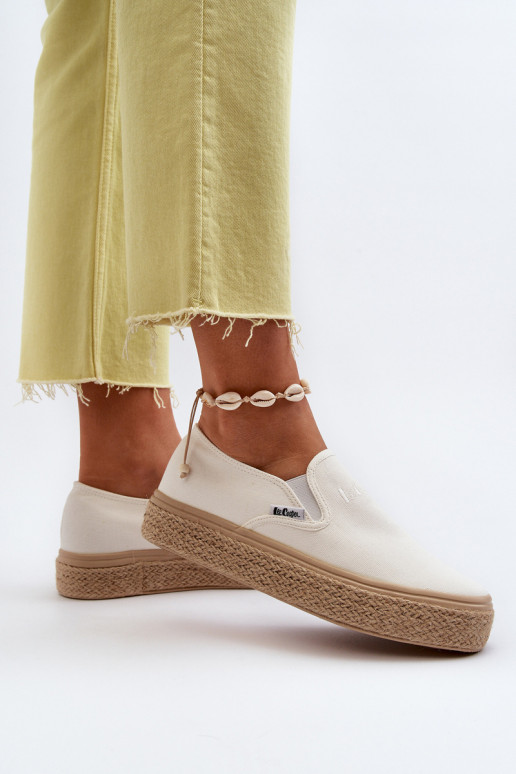 Damskie Trampki Slip-OnwithPlecionką Lee Cooper LCW-24-44-2430