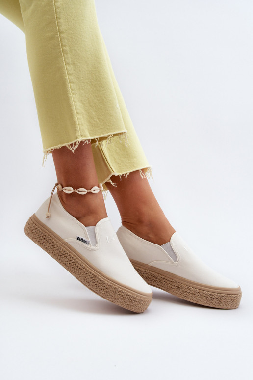 Damskie Trampki Slip-OnwithPlecionką Lee Cooper LCW-24-44-2430