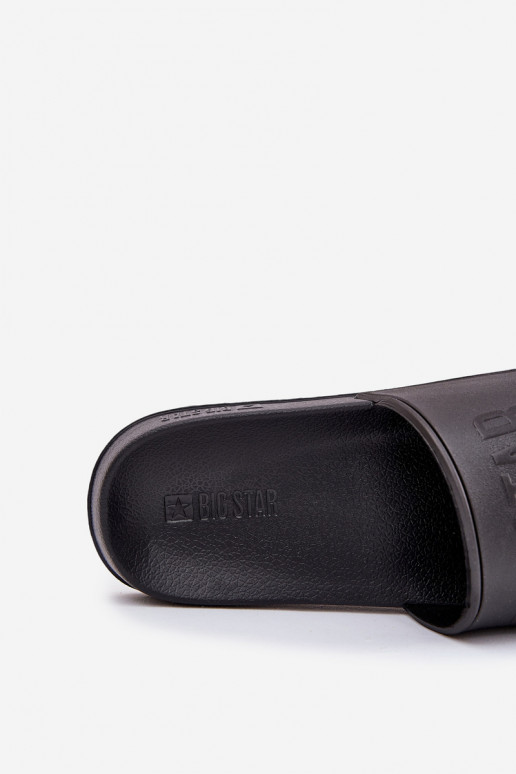 Light Foam Men Slippers Big Star MM174322 Black