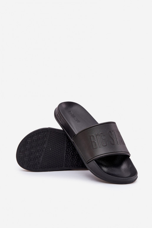 Light Foam Men Slippers Big Star MM174322 Black