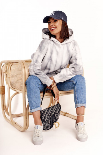 Damskie Niskie Trampki Big Star DD274439 Szare 2