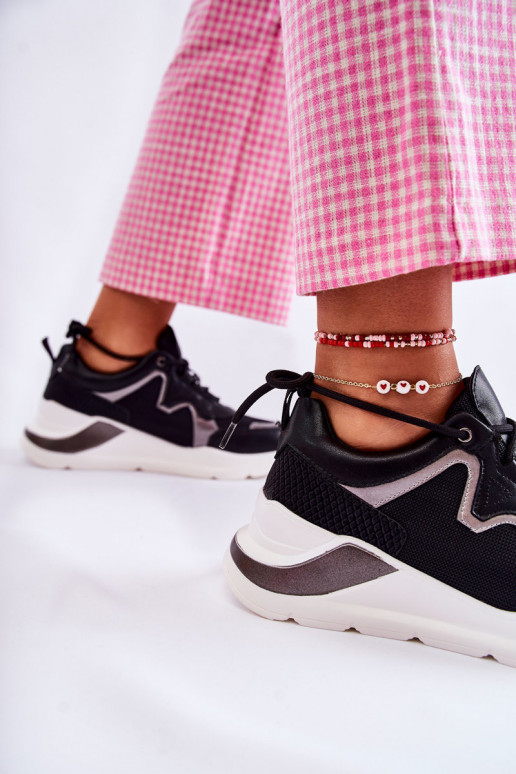 Women's Fashionable Sneakers Black Allie