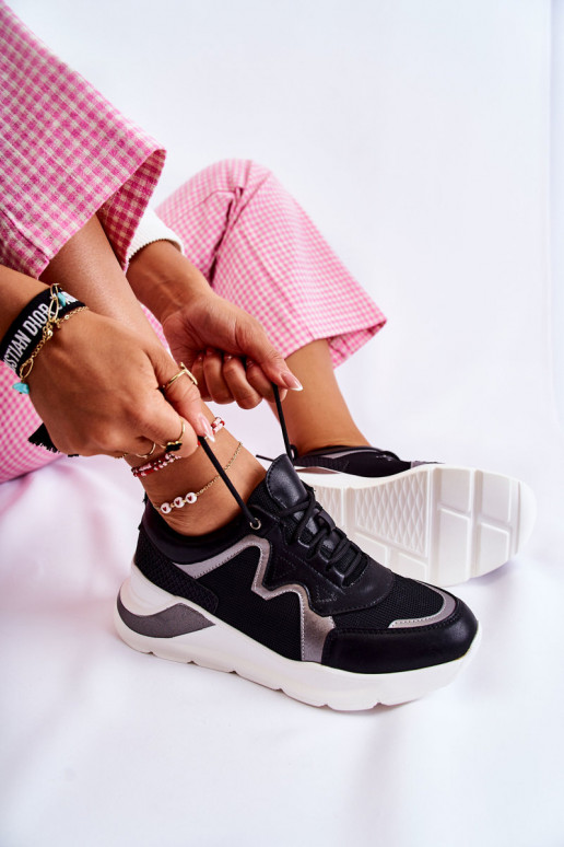 Women's Fashionable Sneakers Black Allie