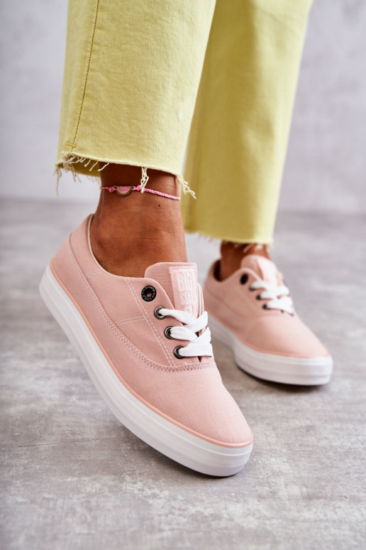 Women's Cloth Sneakers Big Star KK274020 Nude