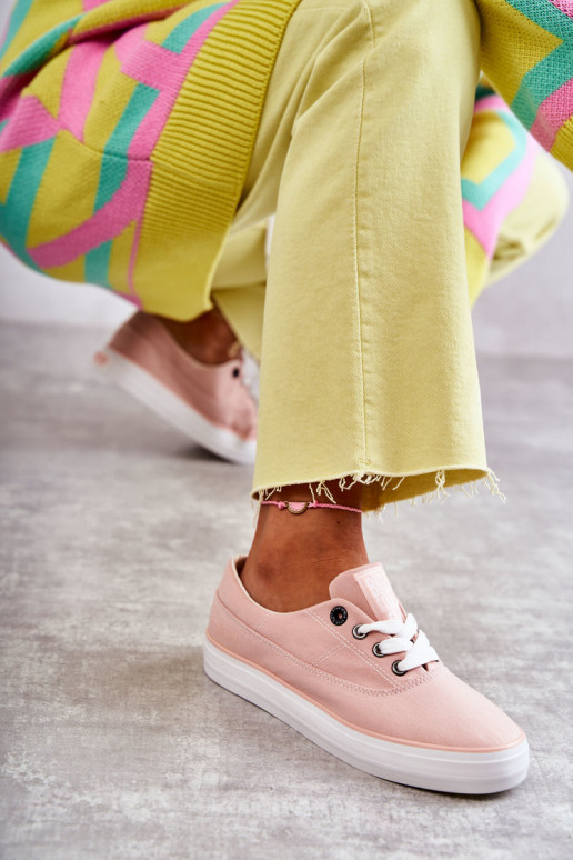 Women's Cloth Sneakers Big Star KK274020 Nude