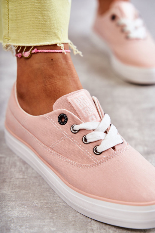 Women's Cloth Sneakers Big Star KK274020 Nude