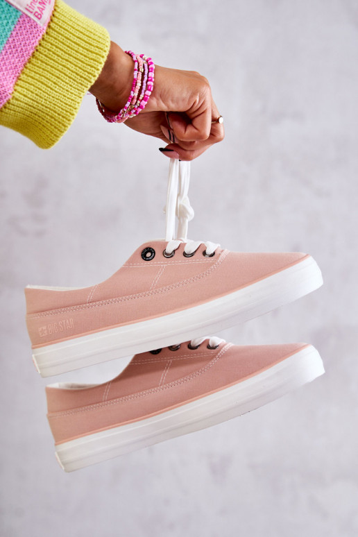 Women's Cloth Sneakers Big Star KK274020 Nude