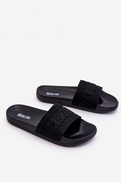 Women's Fashionable Big Star Slippers LL274A158 Black