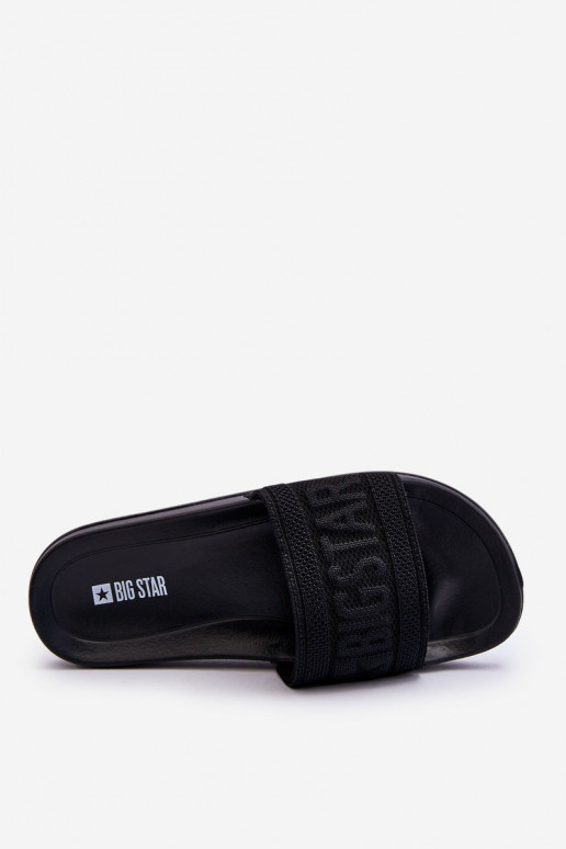 Women's Fashionable Big Star Slippers LL274A158 Black