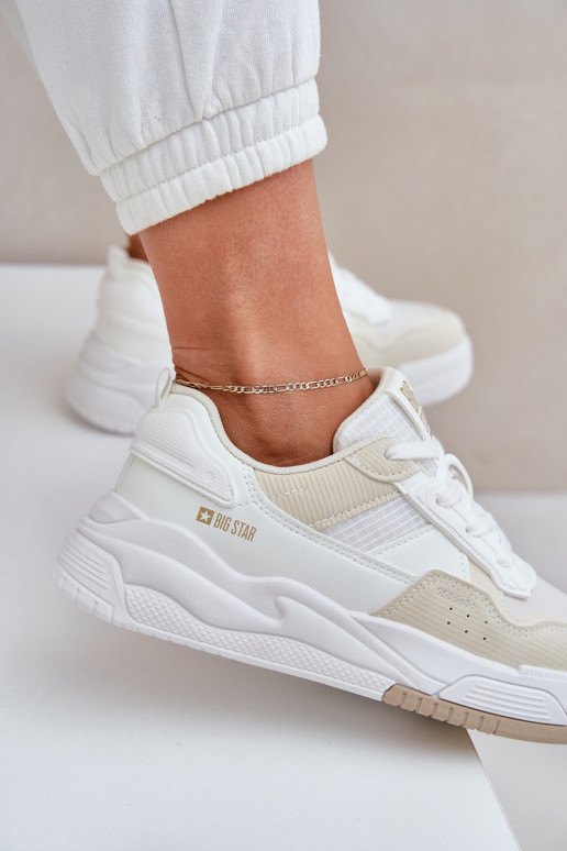 Platform Sneakers Big Star OO274A155 White-Beige