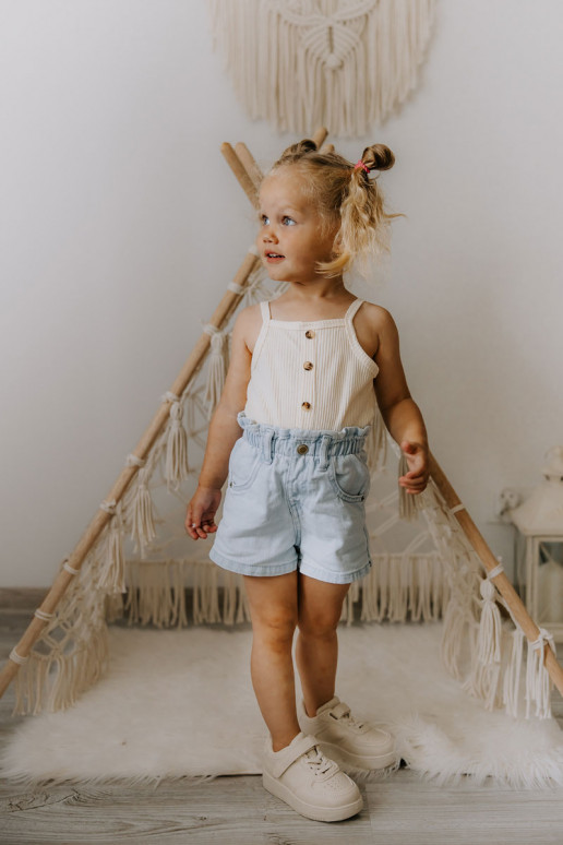 Children's Sport Shoes With Velcro Beige Elike