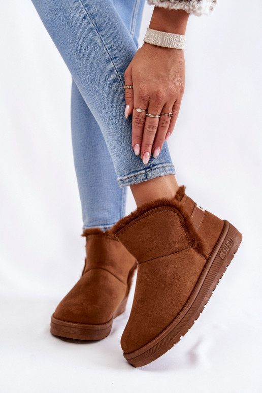 Women's Snow Boots Big Star KK274620 Brown