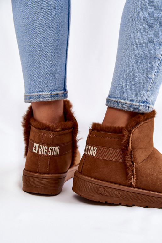 Women's Snow Boots Big Star KK274620 Brown