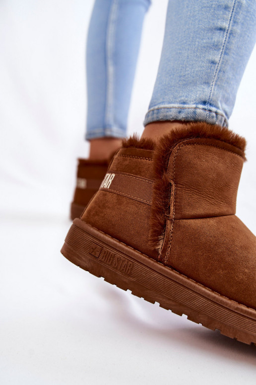 Women's Snow Boots Big Star KK274620 Brown